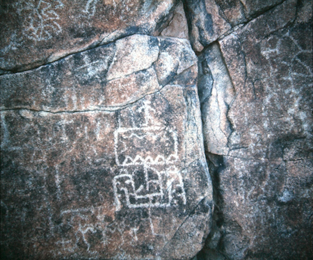 San Fernando petroglyphs Baja