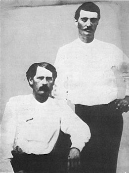 Wyatt Earp and Bat Masterson