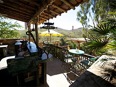 Cafe El Triunfo patio